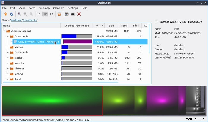 Linux에서 QDirStat을 사용하여 하드 디스크 저장소를 감지하고 정리하는 방법 