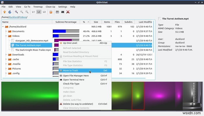 Linux에서 QDirStat을 사용하여 하드 디스크 저장소를 감지하고 정리하는 방법 