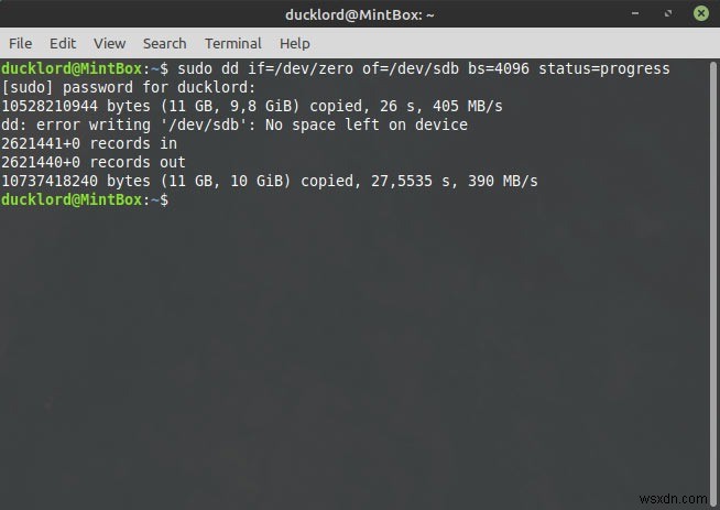 Linux에서 하드 드라이브를 완전히 지우는 방법 