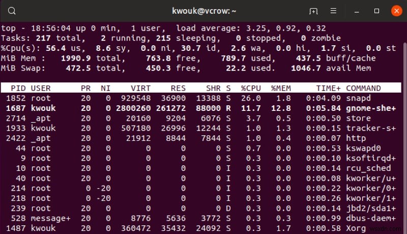 Linux에서 높은 메모리 사용량을 수정하는 방법 