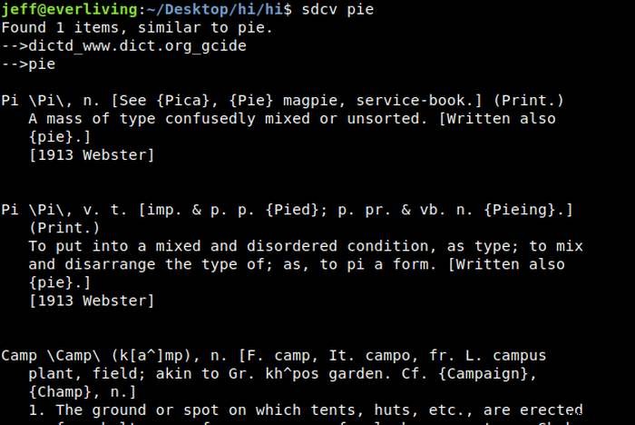 Linux 터미널에서 사용할 사전을 설치하는 방법 