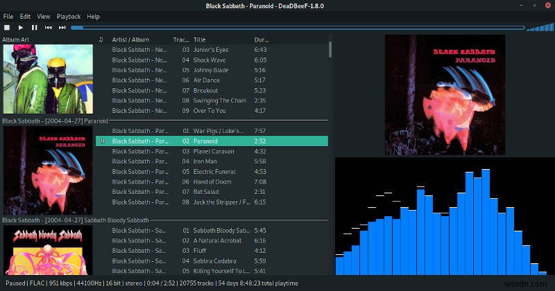 DeaDBeeF로 Linux 음악 라이브러리 강화 