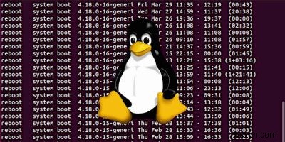 Linux에서 종료 및 재부팅 날짜를 확인하는 방법 
