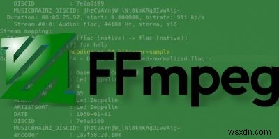 FFMPEG로 음악 파일 조정 및 표준화 