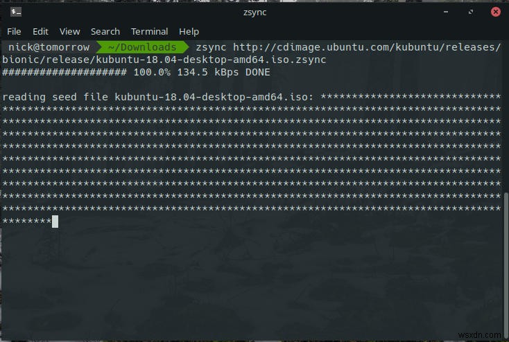 Linux에서 Zsync를 사용하여 파일의 일부를 전송하는 방법 