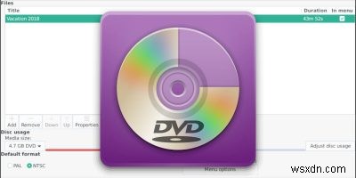 DevedeNG를 사용하여 Linux에서 굽기 가능한 DVD 이미지를 만드는 방법 