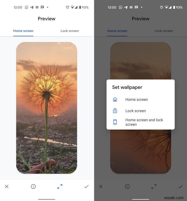 Android에서 사진을 배경 화면으로 바꾸는 방법(및 맞추기) 