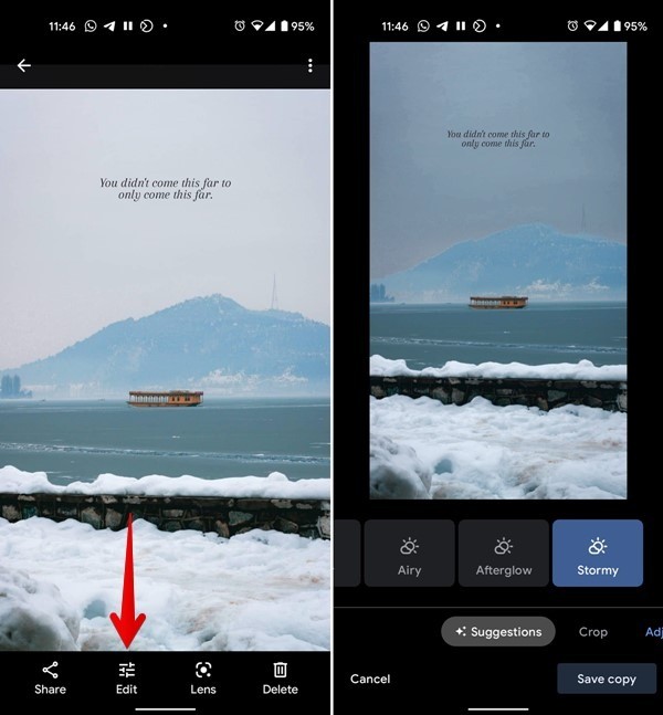 Android에서 사진을 배경 화면으로 바꾸는 방법(및 맞추기) 