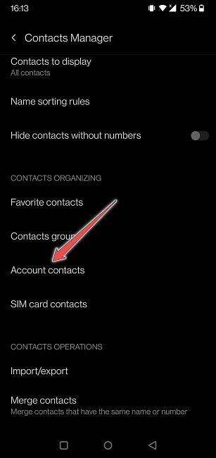Android 및 iPhone에서 연락처의 기본 계정을 변경하는 방법 