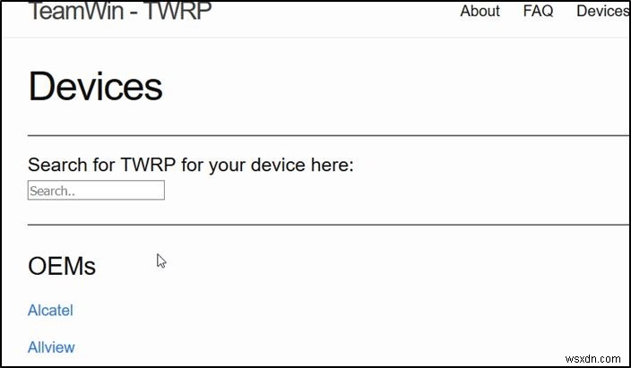 루트 없이 Android에 TWRP 복구를 설치하는 방법 