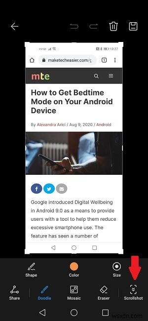 모든 Android 기기에서 스크롤링 스크린샷을 찍는 방법 