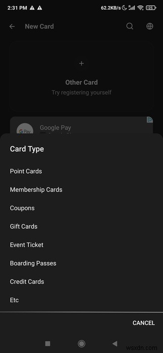 기프트 카드, 티켓 등을 보관할 수 있는 상위 5개 Android 지갑 