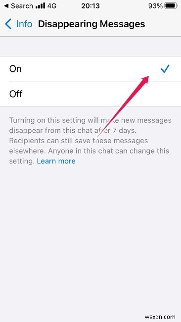 인기 있는 채팅 앱에서 사라지는 메시지를 보내는 방법 