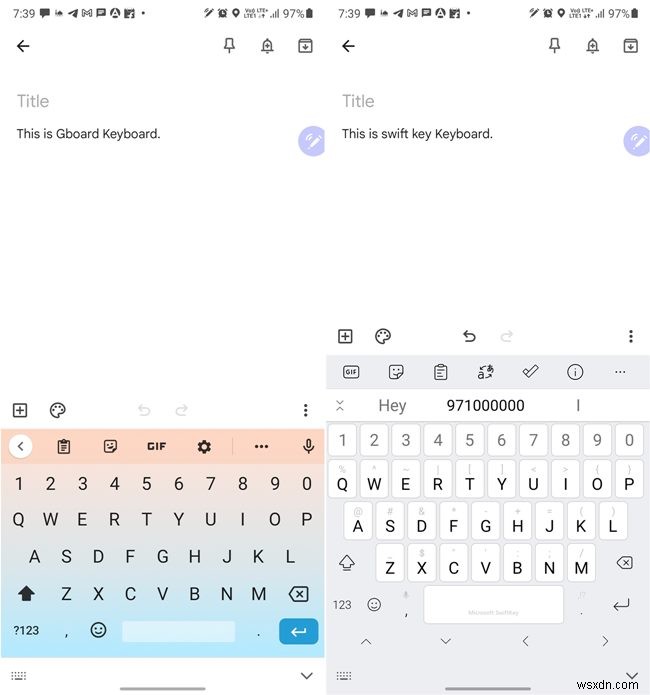 Gboard 대 삼성 키보드 대 SwiftKey:어느 것이 가장 좋습니까? 