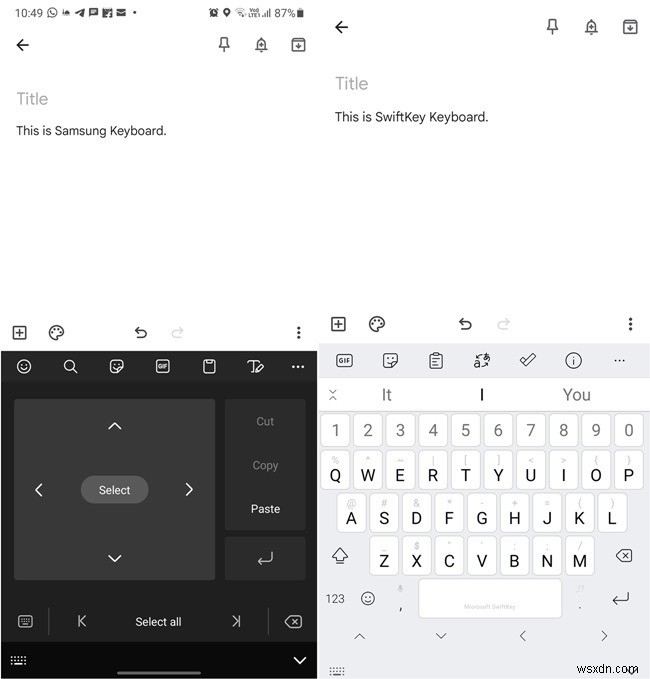 Gboard 대 삼성 키보드 대 SwiftKey:어느 것이 가장 좋습니까? 