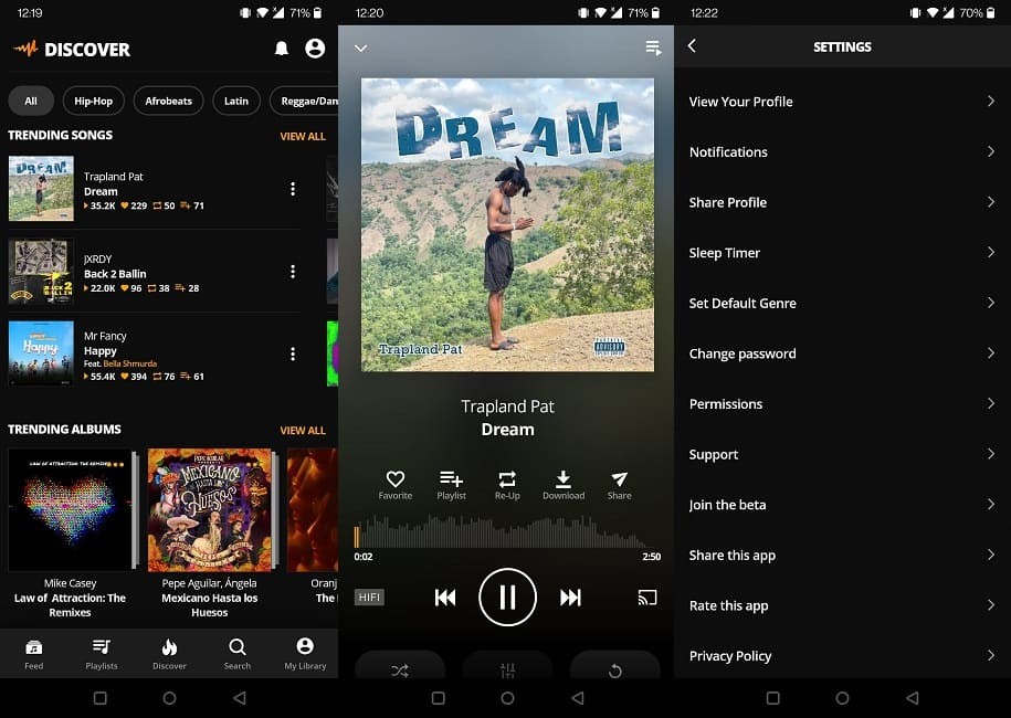 Android 및 iOS용 7가지 무료 음악 다운로드 앱 