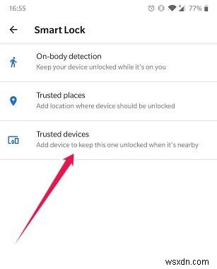 Android에서 Smart Lock을 설정하고 사용하는 방법 