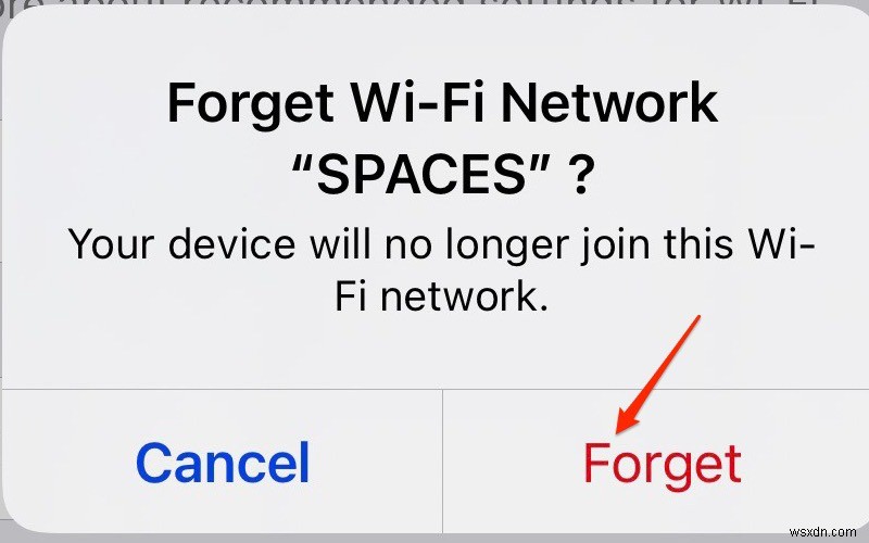 iPhone에서 네트워크를 잊어버리는 방법 