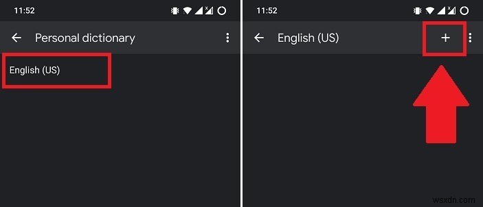 Android에서 사용자 정의 텍스트 바로 가기를 설정하는 방법 