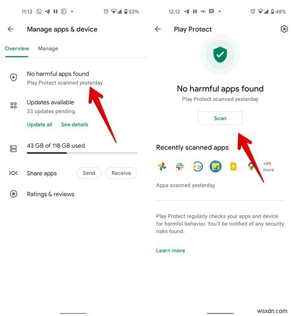 Google Play 스토어에 대한 상위 7개 수정 사항 내 앱이 표시되지 않음 