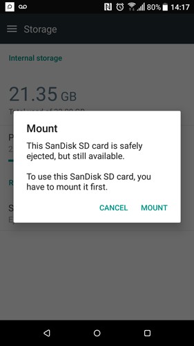 Android 기기에 SD 카드를 마운트하는 방법 