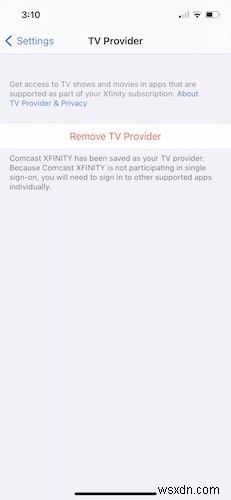 iOS 및 Apple TV에 ​​TV 제공업체를 추가하는 방법 