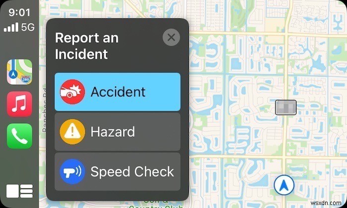 iOS의 Apple 지도에서 사고를 보고하는 방법 