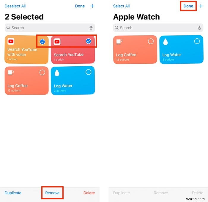 Apple Watch에서 Siri 단축키를 사용하는 방법 