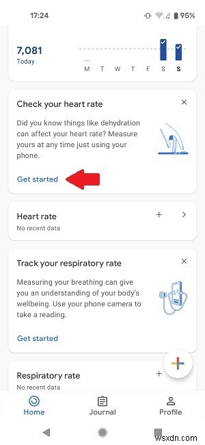 픽셀 스마트폰을 사용하여 맥박과 호흡수를 확인하는 방법 