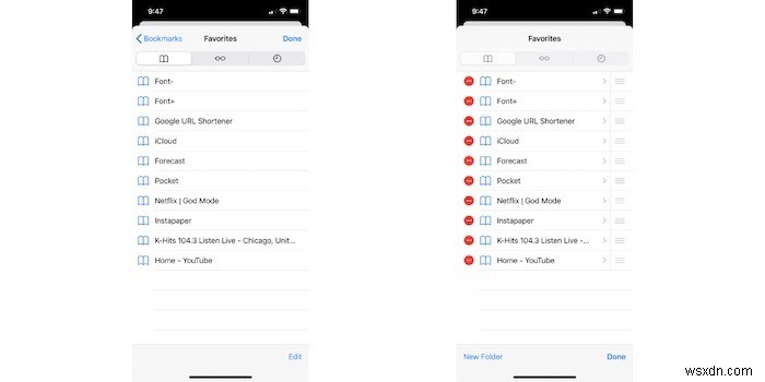 iOS Safari용 새 탭 페이지 즐겨찾기를 선택하는 방법 
