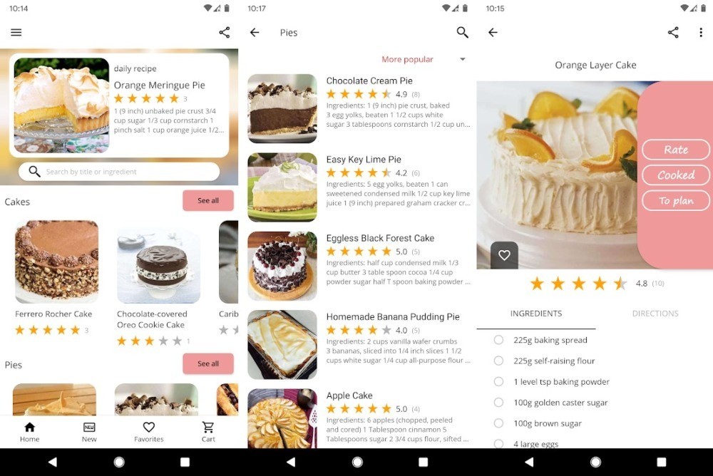 굽는 방법을 배우기 위한 최고의 Android 앱 5가지 