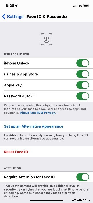 iPhone 문제에서 작동하지 않는 얼굴 ID를 수정하는 방법 