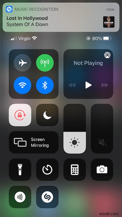 iPhone의 제어 센터에 Shazam을 추가하는 방법 