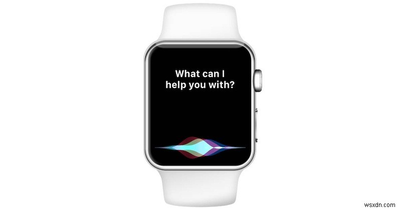 Apple Watch에서 Siri를 사용하는 방법 