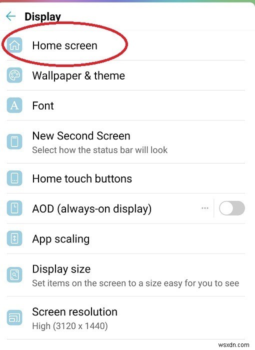 Android에서 홈 화면을 할당하는 방법 