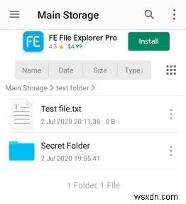 Android에서 파일 및 폴더를 숨기는 방법 