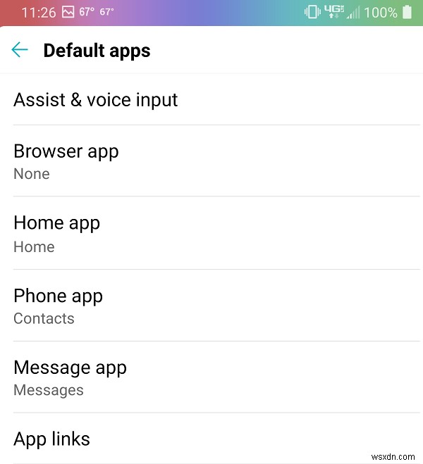 Android 10에서 기본 앱을 설정하는 방법 