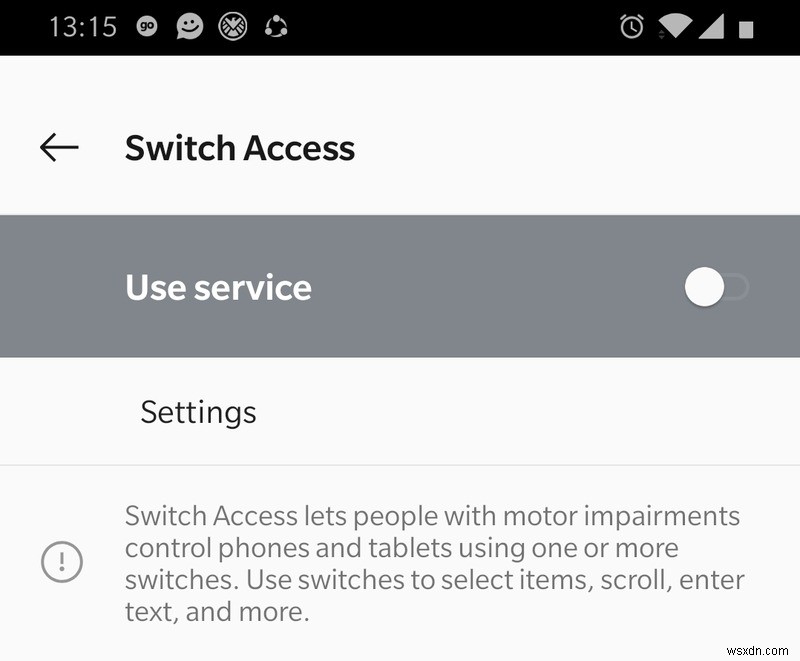 Android 스위치 액세스를 사용하여 스위치로 휴대전화를 제어하는 ​​방법 