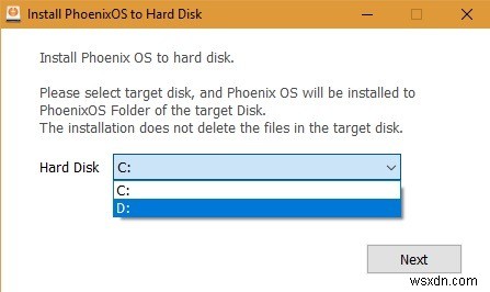 Phoenix OS가 설치된 PC에서 Android를 실행하는 방법 