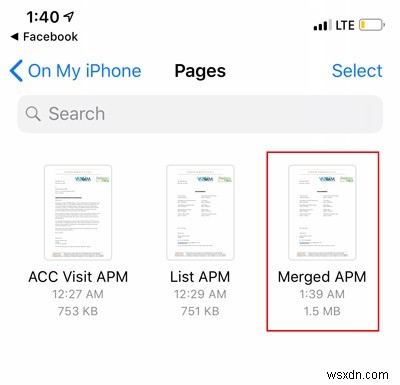 iOS에서 여러 PDF 파일을 결합하는 방법 