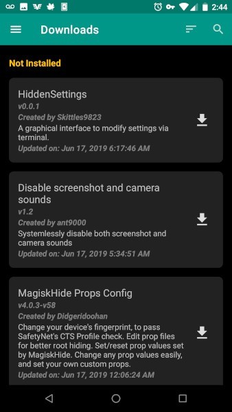 Magisk Manager에서 Android 애드온을 설치하는 방법 