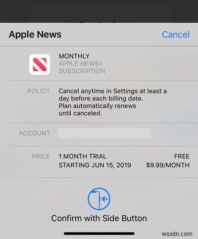 iOS 기기에서 Apple News+ 구독에 가입하는 방법 