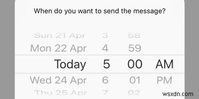iPhone에서 문자 메시지 보내기를 예약하는 방법 