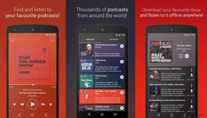 최고의 무료 Android 팟캐스트 앱 5가지 