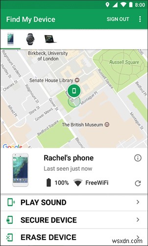 Android용 최고의 도난 방지 및 내 전화 찾기 앱 5가지 