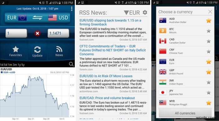 안드로이드를 위한 최고의 환전 앱 5가지 