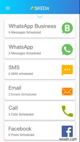 Android용 최고의 WhatsApp, 이메일 및 SMS 일정 관리 앱 4가지 