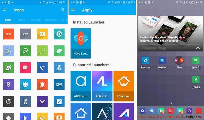 Android용 최고의 Nova Launcher 테마 6가지 