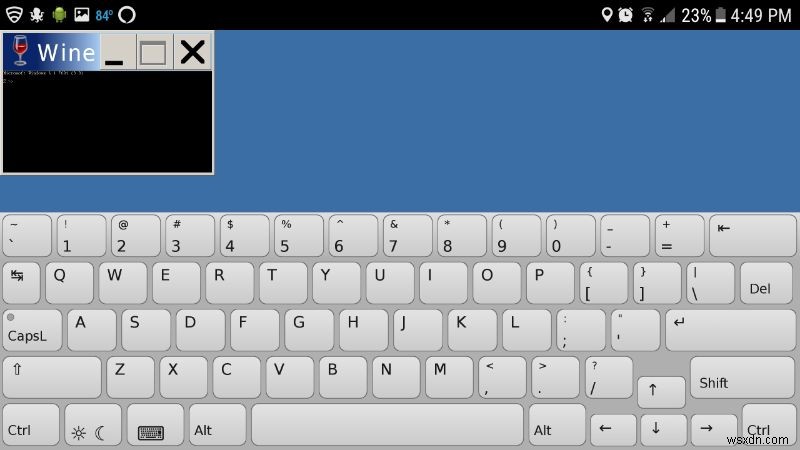 외부 키보드 없이 Android용 Wine을 사용하는 방법 
