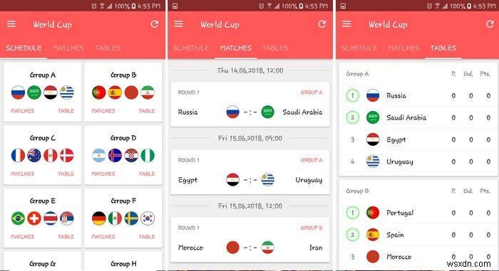 2018년 월드컵을 따라잡을 수 있는 최고의 월드컵 앱 7가지 